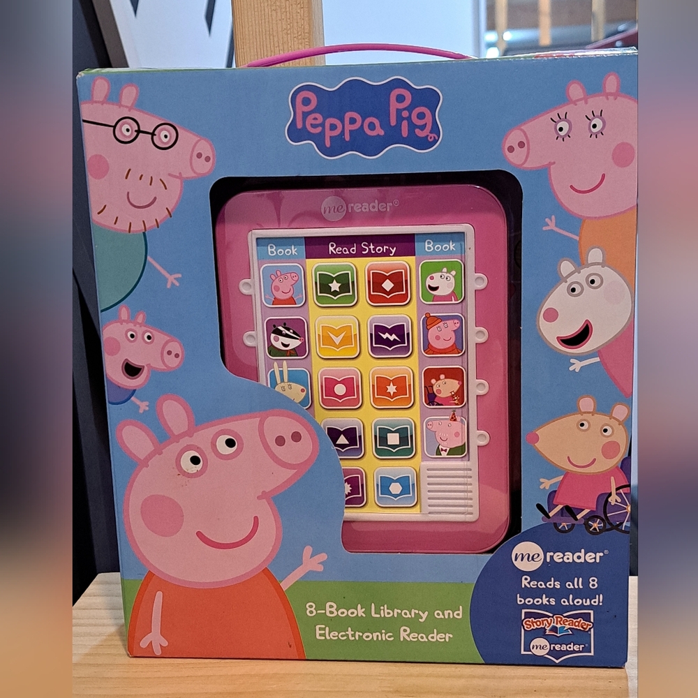 Peppa Pig 8- Book Library And Electronic  Reader